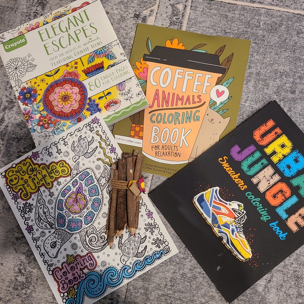 NEW adult coloring books